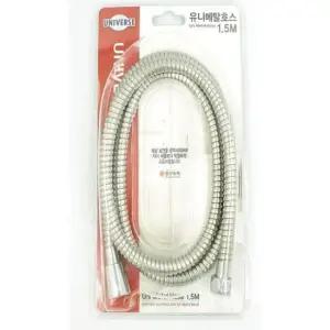[생활] 가정집 유니 메탈 호스 욕실 샤워기 연결 호스 1.5M