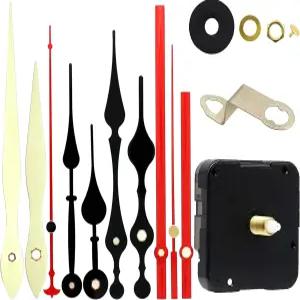 TIKROUND 12888 쿼츠 DIY 벽 시계 이동 메커니즘 수리 부품 교체 키트 스윕 무음 최대 다이얼 두께