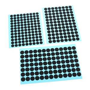 직경 1.5/2/3.5/7/8/9MM IR 원격 제어 전도성 고무 버튼 용 검정색 패드 수리 키트