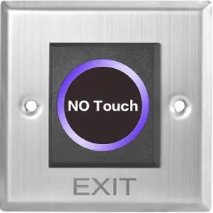 적외선 센서 종료 버튼 IR 도어 해제 터치 프리 스위치 버튼3.39인치 x 3.39인치 접근 제어를 위한 LED