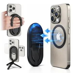 3in1 스마트폰 맥세이프 그립 마그네틱 자석 링 홀더 스탠드 삼각대 거치대 휴대폰 아이폰 폰 폰링 스마트링 링홀더 마그넷 손잡이