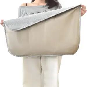 EMIKITS 패러데이 담요로 노트북과 휴대폰을 사용할 때 보호 다이아몬드 격자 원단 매트 그레이 21인치 x