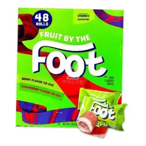 젤리 베리딸기맛 롤젤리 후룻 바이 더 풋 48개입 1곽 21g