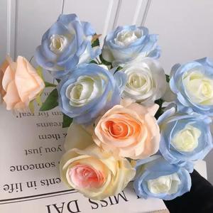 3/5Pcs 튤립 장미 인공 꽃 꽃다발 DIY 홈 룸 테이블 장식 화환 선물 상자 Scrapbooking 웨딩 크리스마스