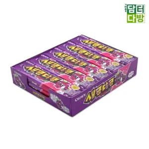 사탕 크라운 신젤리 젤리 29g 간식 포도 새콤달콤포도맛 15개입