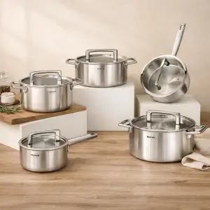 PN풍년 통5중 스텐냄비 파비움 퀀텀 클래스 IH 인덕션 냄비 곰솥 2종 세트