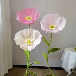 자이언트 플라워 모형 포토존 웨딩홀 대형 인테리어