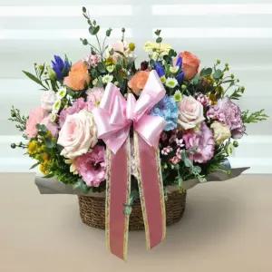 이지플라워 꽃바구니 사랑쟁이 생일 기념일 고백 축하 선물 꽃배달