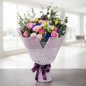 이지플라워 꽃다발 사랑해줘요 기념일 고백 축하 생일 선물 꽃배달