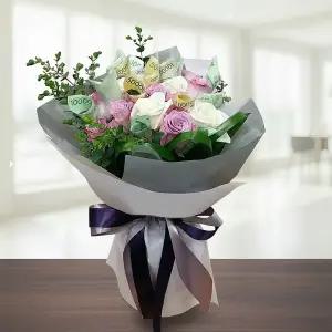 이지플라워 꽃다발 봄날은온다 생일선물 사랑고백 축하 꽃선물 꽃배달