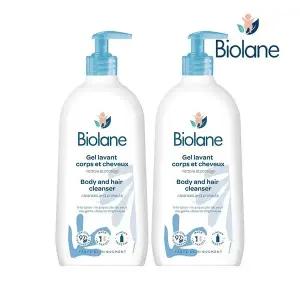 [비올란] 2 in 1 바디앤헤어 클렌저 750ml x2개 아기 신생아 올인원 저자극 코코넛워시