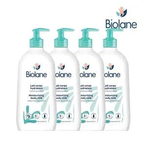 [비올란] 모이스처라이징 바디밀크 350ml x4개 베이비 키즈 신생아 고보습 로션크림