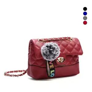 미르바네스 여성 누빔 체인 포인트 핸드백 377