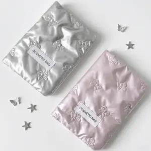 벨라빈 데일리 시크릿 리본 파우치 화장품 생리대 여권 지갑