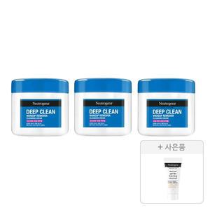 뉴트로지나 딥클린 클렌징 크림 285ml, 3개 + 증정(젠틀폼 클렌저 10g, 1개)