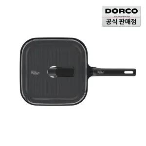 [즉할30%] 도루코 뉴캐스트 초콜릿 IH 주물 인덕션 그릴팬 28cm 세트 (+유리뚜껑)