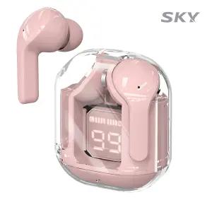 [무선BEST] 스카이 핏 퓨어 투명 LED 블루투스 5.4 무선 이어폰 IM-S31