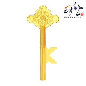 순금열쇠 3.75g 황금 행운 환갑 칠순 골프 부모님 퇴임 퇴직 진급 감사패 기념패 상패 선물