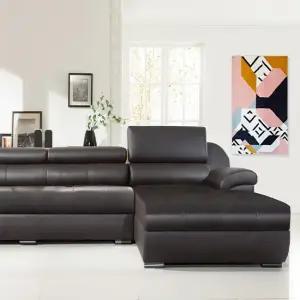 로무스 쉬에르 이태리산 라텍스 천연면피 카우치소파 4인용