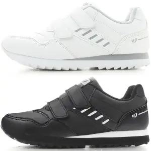 여자 흰색 검정색 찍찍이 여성 성인 운동화