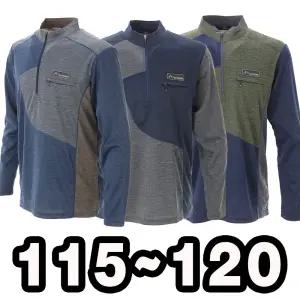 115 120 빅사이즈 봄가을 등산티 등산티셔츠 스판 등산복 작업복 상의 남성 남자 아웃도어 긴팔