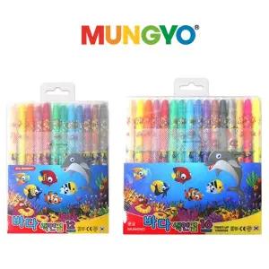 문교 바다 색연필 12/16색 KC인증 샤프식 학습준비물