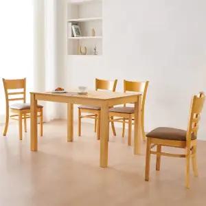 조이 모던 4인용 식탁+의자 4 세트 DF919601