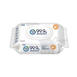 깨끗한나라 99.9% 클린 손소독물티슈 캡형 60매