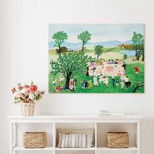 그랜마 모지스 그림액자 네이브 아트