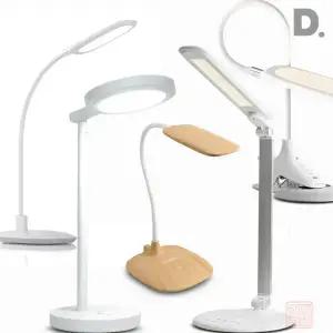 듀플렉스 키친아트 LED 학습용 데스크 및 집게형 스탠드 조명 독서등 사무실 공부방 책상