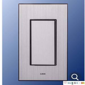 가인종합상사 크롬실버시리즈 스위치 콘센트 매입형 알루미늄 고급형