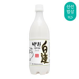 [품질보장]신평양조 백련생막걸리 스노우 6도 750ml
