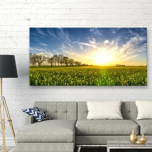 일출 태양 그림 황금빛 풍경화 캔버스 액자