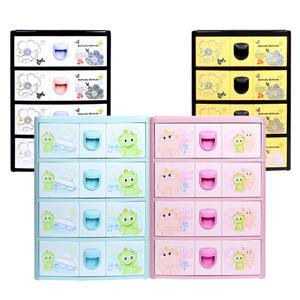 제스티 4단서랍장 플라스틱서랍장 수납장 정리함 사물함