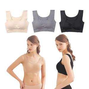 프리미엄 심리스 매쉬브라 2개 묶음 / 무봉제속옷 노와이어브라 심리스언더웨어