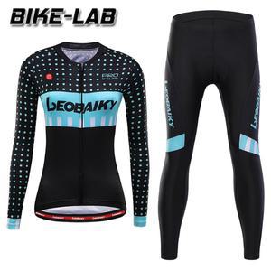 [바이크랩][BIKELAB]여성용 긴팔 자전거의류 상하세트 LBFL19-02