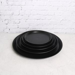 CRAART 블랙 호텔웨어 싱글 접시 5size