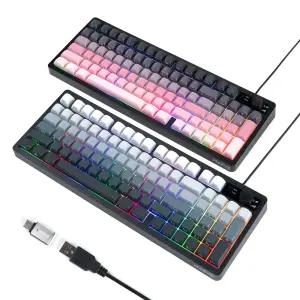 메이브 무소음 게이밍 키보드 파스텔톤 저소음 사무용