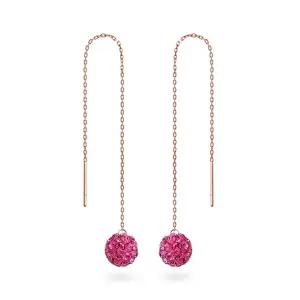 [메리그린]7월 탄생석 컬러 14K GOLD 귀걸이 루비