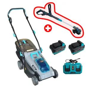 40v 무선 충전 잔디깎이 LR-L430 배터리 2개 고성능 BLDC 모터 전기 자동 잔듸 깍기 깎는 기계 예초기 포함