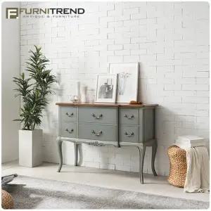 [퍼니트랜드] 베리카 115 빈티지그레이 엔틱콘솔