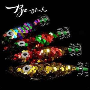 나라샵 비블랙 미러볼에기 스팽글 문어 왕눈이에기 와 반사광의 조합