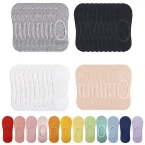 컬러풀 골지덧신 여성 페이크삭스 5매세트