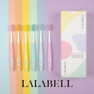 라라벨 실리콘 칫솔 미세모 부드러운칫솔 치석제거 잇몸관리