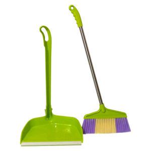 (용물상)P접이식 롱 방비세트(빗자루1P 쓰레받기1P)