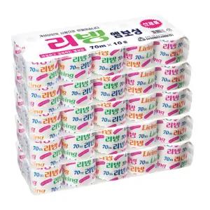 삼정 2겹 리빙 엠보싱 데코 화장지 70M 10롤 5팩