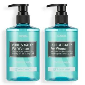 쿤달 퓨어 앤 세이프 여성청결제 베르가못, 300ml, 2개
