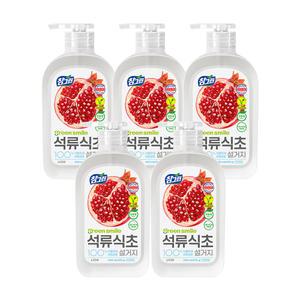 참그린 석류식초설거지 주방세제 용기, 470g, 5개