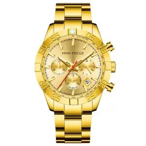 미니포커스 남성 메탈 크로노 손목시계 MF0416G02