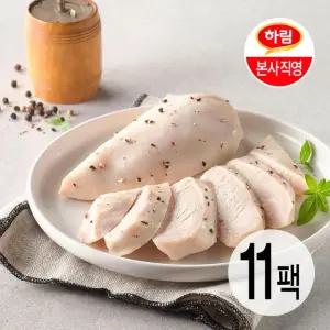 하림이닭 저염닭가슴살 블랙페퍼 100g 11팩